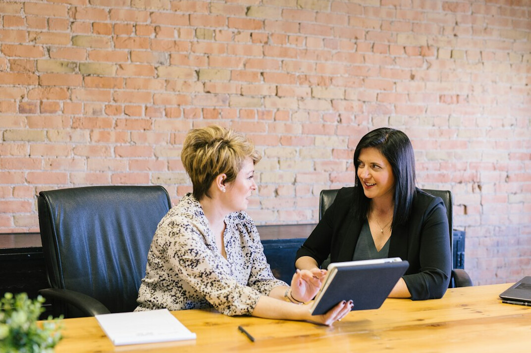 business professionals in meeting